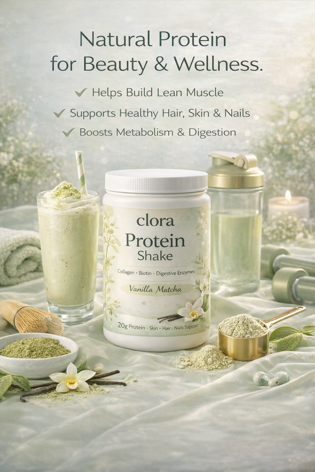 clora Nutrition And Food - 200 G (Vanilla), Powder,Pack of 1