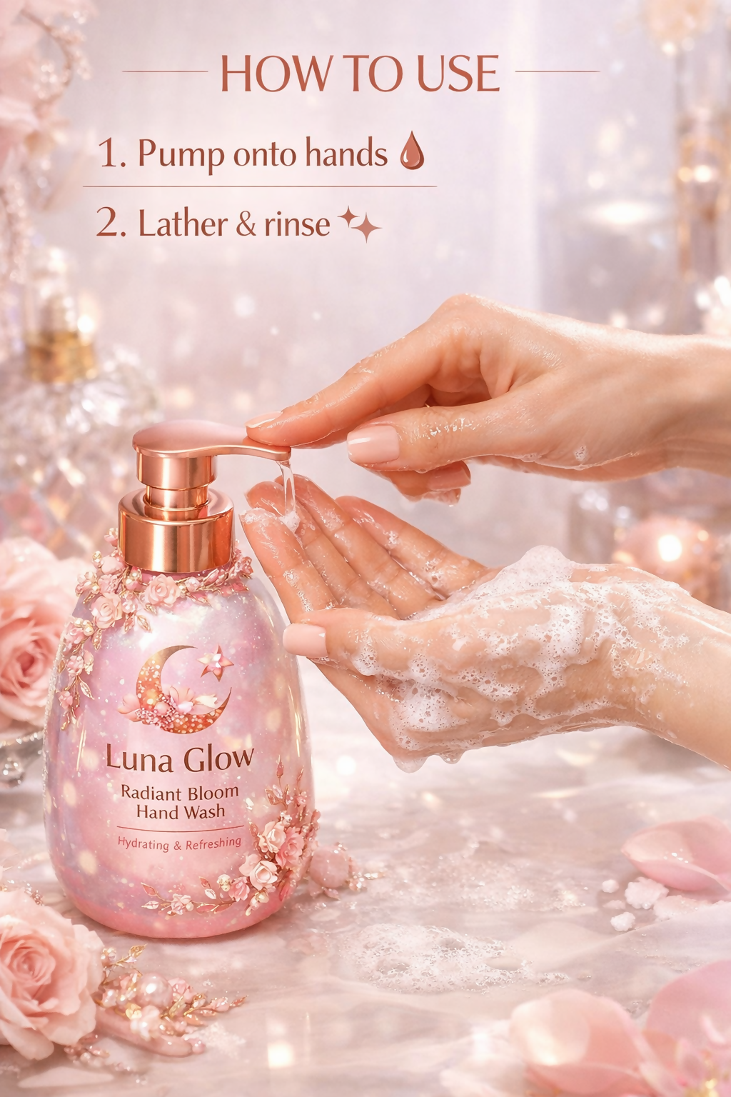 clora Hand Wash - Original Liquid Pump, 250ml Pack