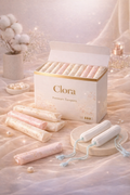 clora Tampons by OB| Normal flow|10 piece| Dynamic Fit Technology| Rashfree| No skin irritation| Upto 100% leakage protection| Silk touch technology| Stain free
