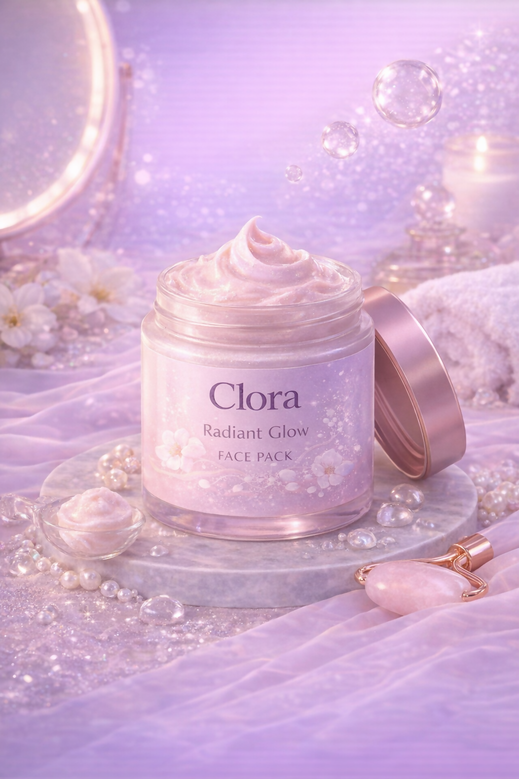 clora Green Tea Pore Face pack for Oily, Acne Prone, Dry & Combination Skin | with Glycolic Acid | Fight Pimples & Control Excess Oil | Gentle Exfoliating & Non-Drying | Women & Men | 100ml