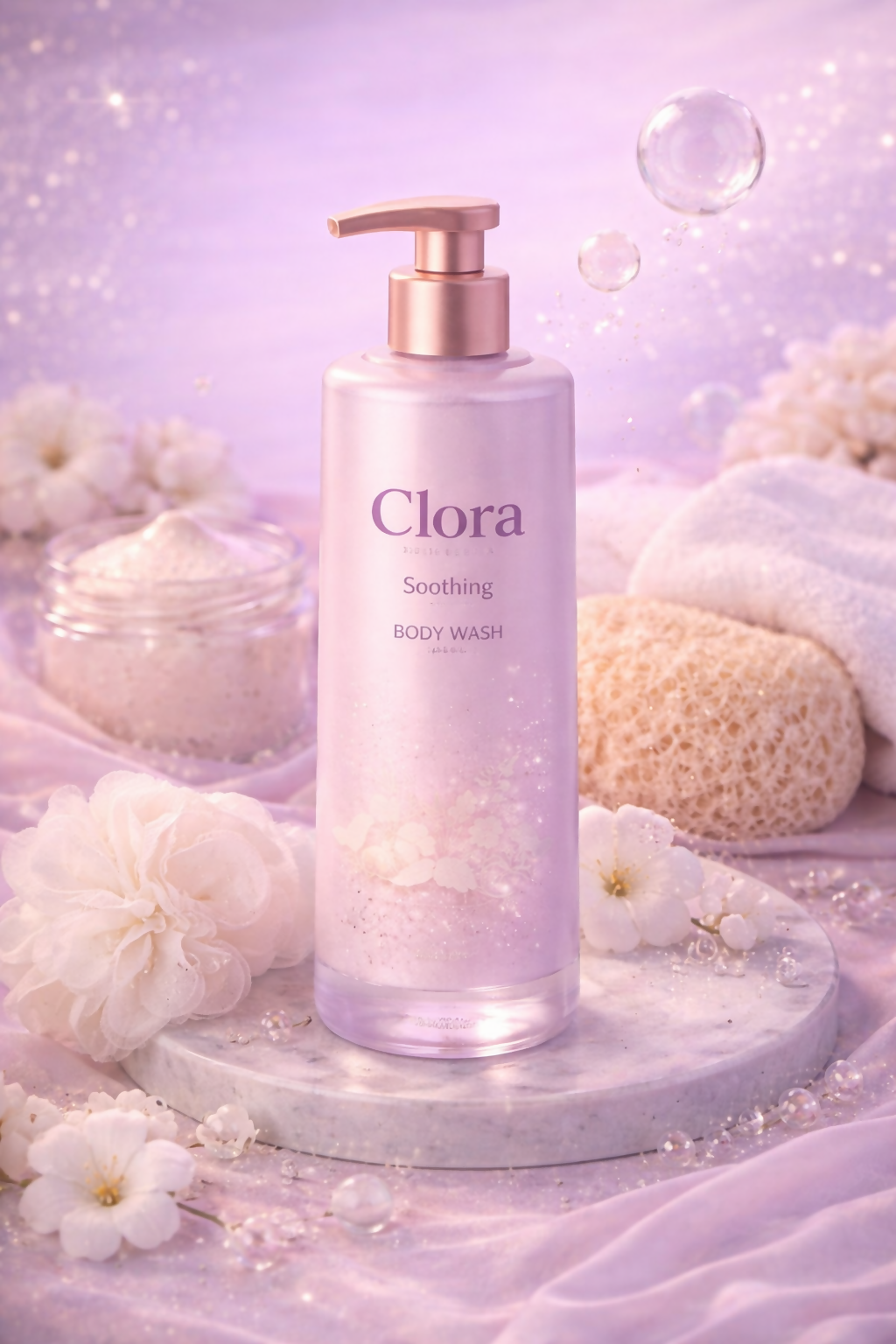 clora 2% Niacinamide Gentle Skin Cleanser for Sensitive, Dry, Normal Skin - 125 ml Non-Irritant | 100% Soap-Free | Non-Oil Stripping