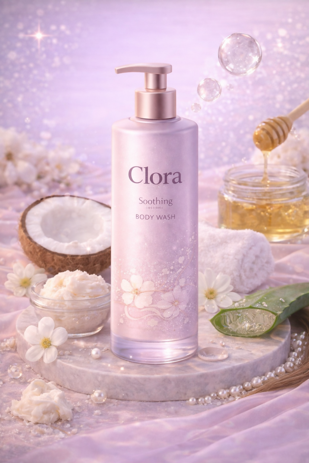 clora 2% Niacinamide Gentle Skin Cleanser for Sensitive, Dry, Normal Skin - 125 ml Non-Irritant | 100% Soap-Free | Non-Oil Stripping