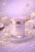 clora Korean White Lotus body scrub with SPF 50 | White Lotus Day scrub for women daily use | body scrub for dry skin, sensitive skin & oily skin | For Women and Men | 100g
