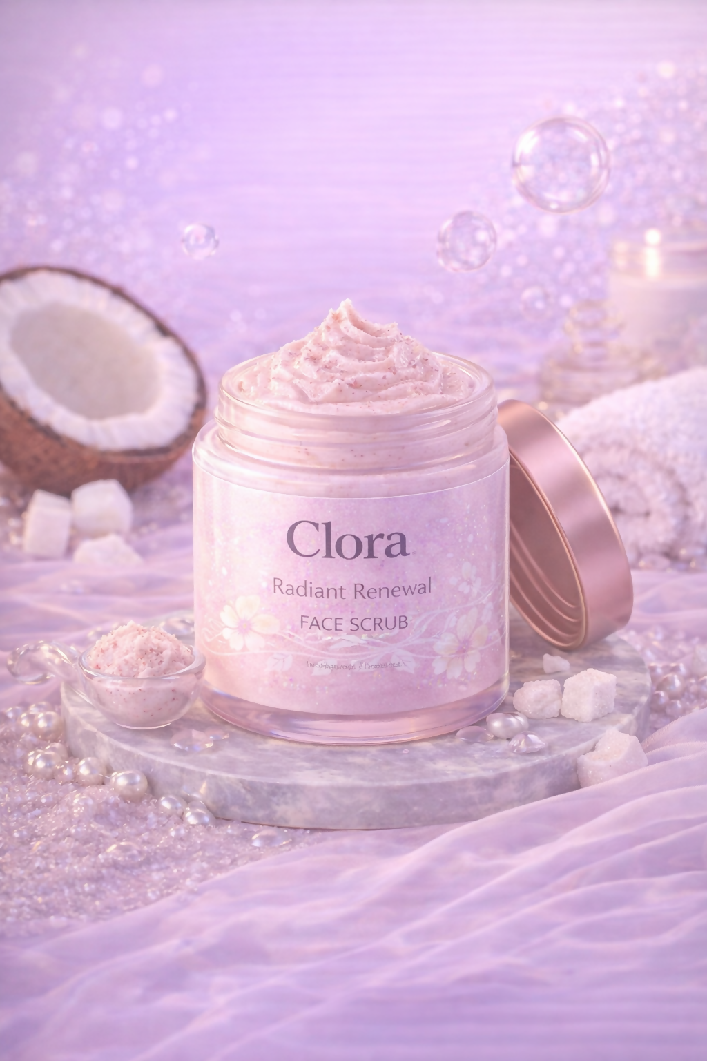 Clora Rice Oil-Free Face Moisturizer for Oily Skin | With Rice Water & Niacinamide for Glass Skin | 24-Hour Hydration | Brightens Skin Tone | 80g