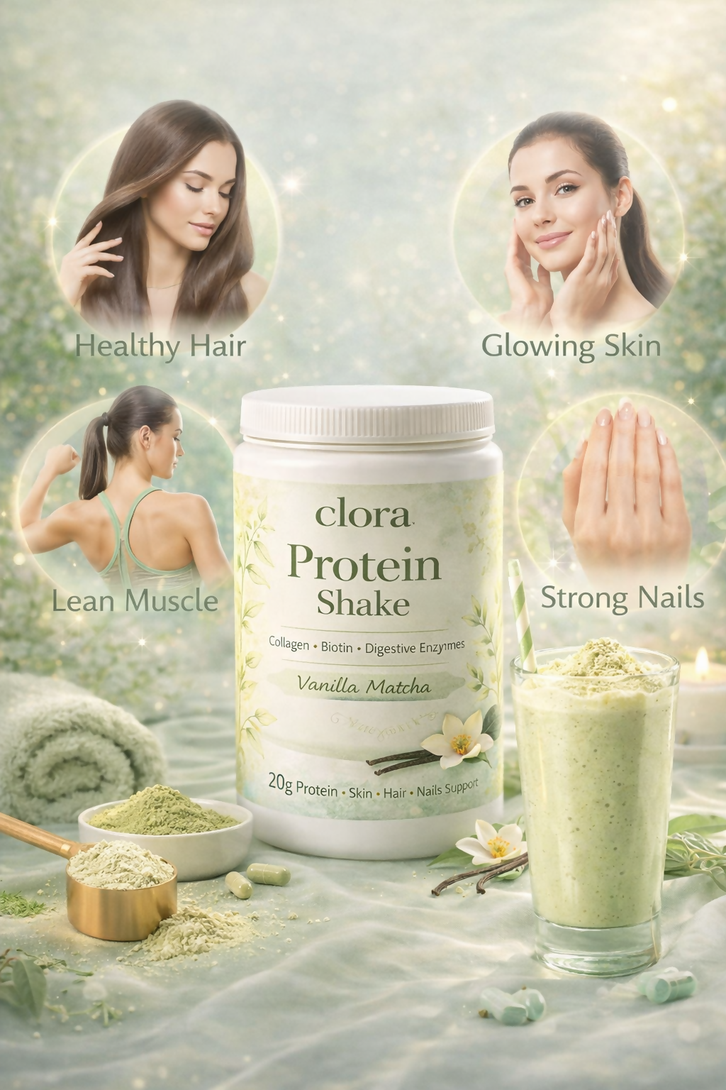 clora Nutrition And Food - 200 G (Vanilla), Powder,Pack of 1