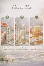 clora Apple Cider Vinegar Effervescent Tablet with mother | Supports Metabolism & Appetite Control I With 500mg ACV, Vit B6 & B12 I No Maltodextrin, No Added Sugar