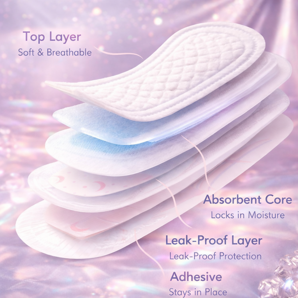 clora Daily Use Panty Liners for Women with Aloe Vera - (Pack of 60) | Cottony Soft Pantyliners Pad with Antimicrobial Properties | Ultra Thin & Better Stickiness